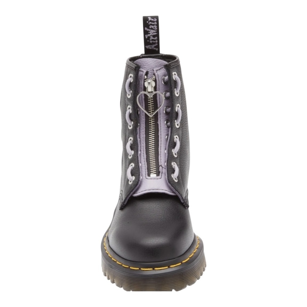 Dr. Martens Women's 1460 Zip Heart Boots - Picture 3 of 8